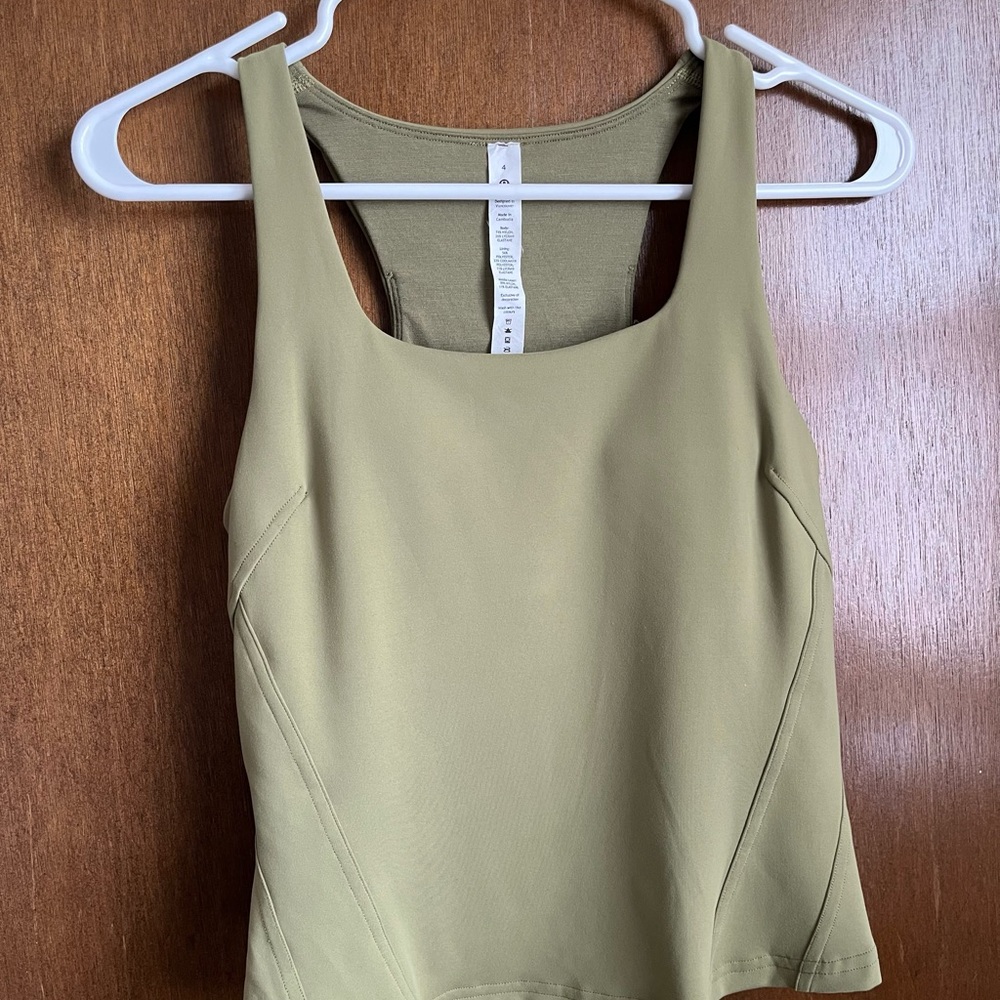 Lululemon Athletica Sage Green Tank Top